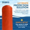 Fire Retardant Debris Safety Netting (4' x 150' - Orange)