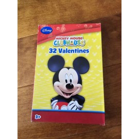 Mickey Mouse Clubhouse 32 Valentine Cards. New