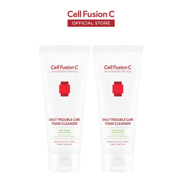 Cellfusion C Triac Daily Trouble Care Foam Cleanser 130ml+130ml /