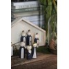 IB Laursen Christmas Nativity Scene with 7 Wooden Figures Set