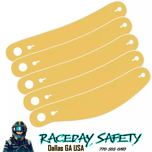 Ultra Shield Pack of 5 Amber Tinted Tear Offs A56