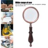 10X Metal Retro Reading Magnifying Glass Elderly Handheld Magnifier with