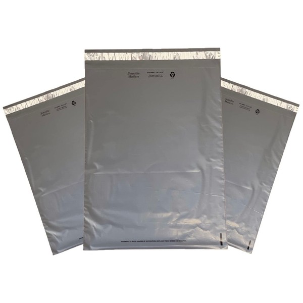 Sensible Mailers – 500 Pack of 10x13” Fully Recycled Poly