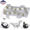 For Amana NED7200TW NED7200TW10 NED7200TW0 Dryer Heating Element & Fuses