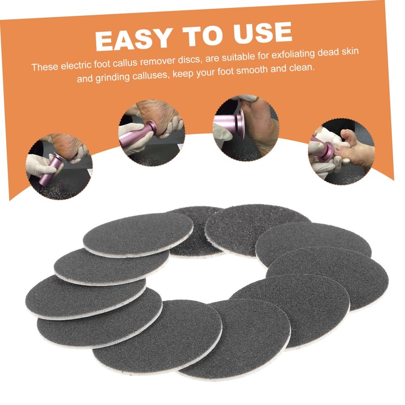 COHEALI Manicure Sanding Discs 60pcs Tool Accessories Electric Foot File