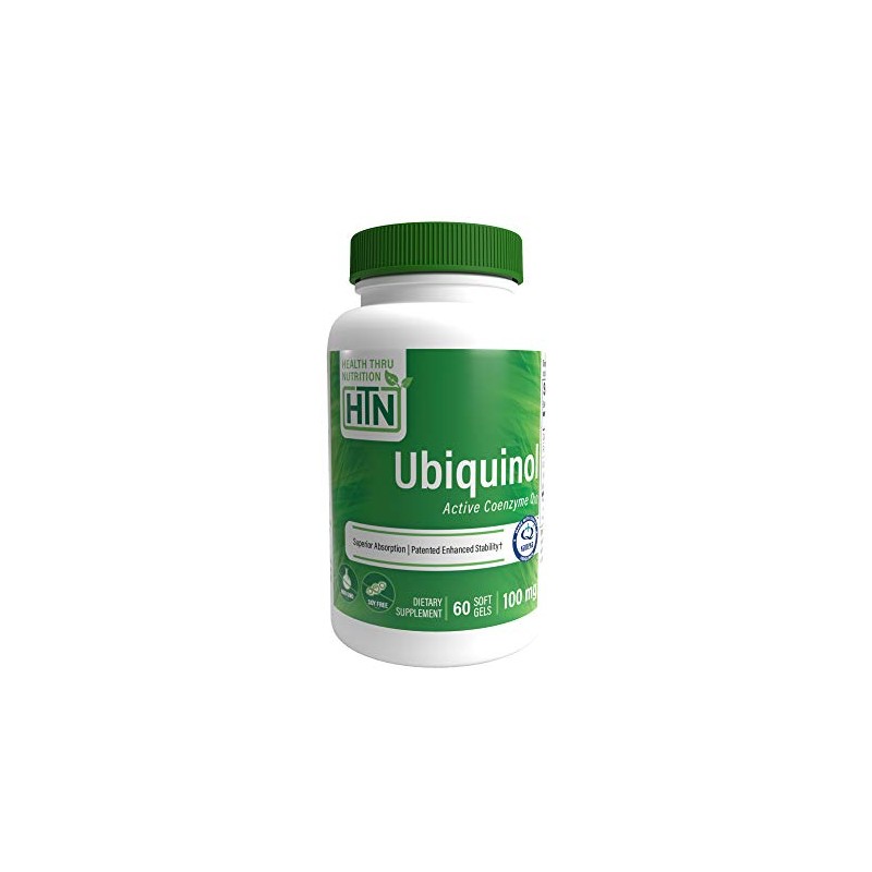 Health Thru Nutrition 100 Mg Ubiquinol Softgels, 60 Count