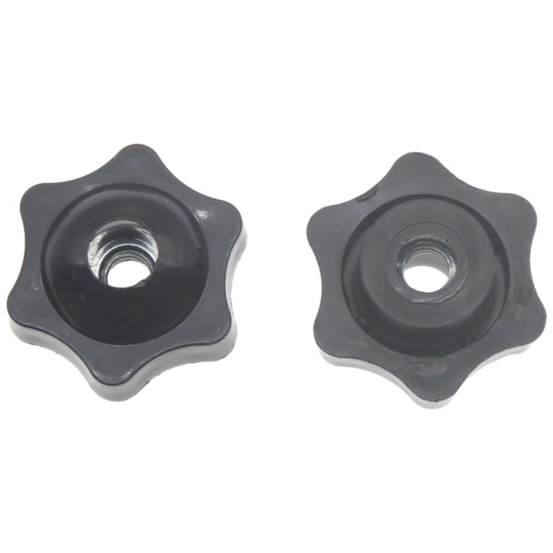 FDXGYH 12 Pcs M6 Threaded Star Knob Nuts Plastic Hexagon