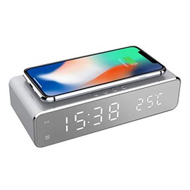 PRECISION Alarm Clock, White, One Size