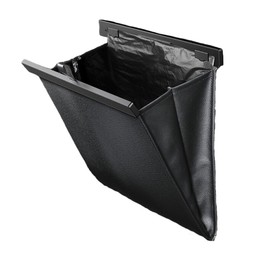 PreQuoro Car Trash Can, Car Trash Can, Storage, Prevents Collapse, Stylish, Hook, Convenient Goods, Car Supplies, Black