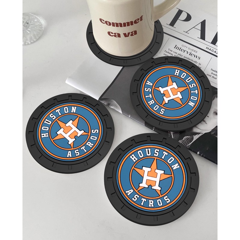2PCS Car Cup Holder Coaster,Auto Cup Holder Insert Coaster for
