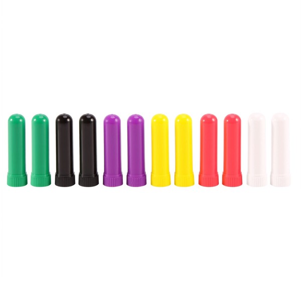 12PCS Aromatherapy Oil Aromatherapy Blank Nasal Inhaler Stick Portable