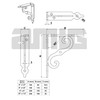 Amig - Shelf Bracket Stainless Steel Model 2 | Metal