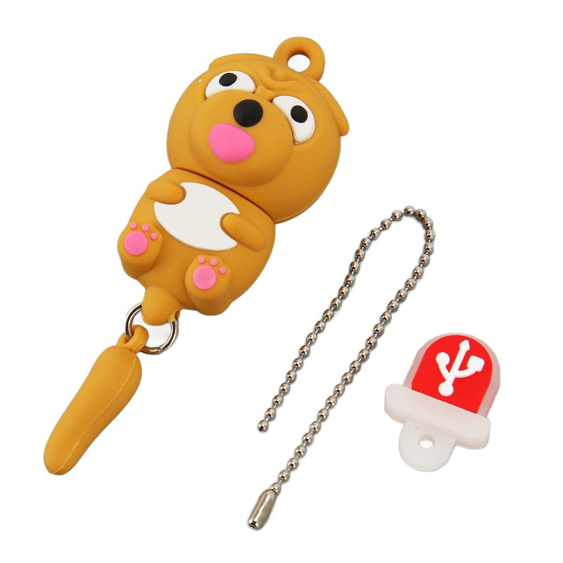 Cartoon USB Flash Drive Cute Dog USB2.0 Interface Plug and