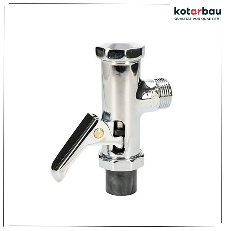 KOTARBAU® Toilet Flush Chrome 3/4 Inch Release Mechanical Tap Toilet