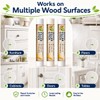 White Wood Filler Sticks 3 Pack, Quickly Fix Stick Wood