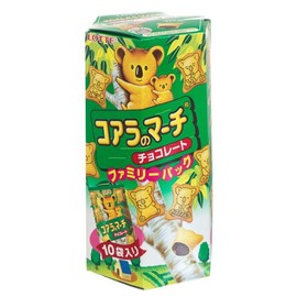 Lotte Koala Cookie Chocolate Family, 6.89-Ounce Boxes (Pack of 2)