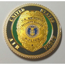Air Force Security Police Law Enforcement #1413 Military Honor Challenge Coin