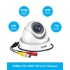 ZOSI 2.0MP 1080P 1920TVL Hybrid 4-in-1 TVI CVI AHD CVBS