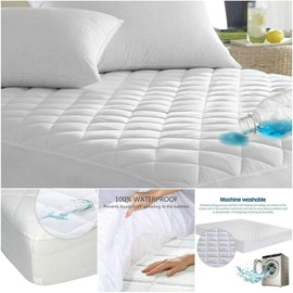 Water Proof Microfiber Mattress Protector Hotel Quality Anti Dustmite, Absorbent, Breathable & Fully Fitted Extra Comfort by ARI Trader (Small Double0