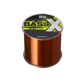 Daiwa BASS-X Nylon Line, 12lb, 300 m, Assam Brown