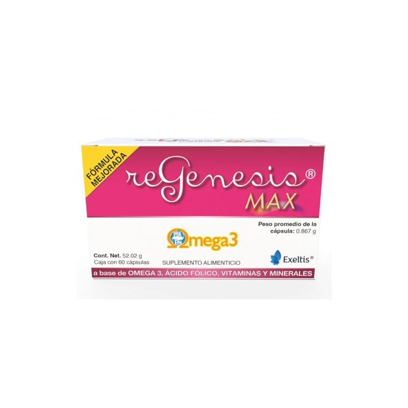 EXELTIS RETHINKING HEALTHCARE - Regenesis Max Caps C60, Pack of