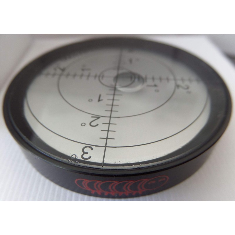 Metal Large Spirit Bubble Level (New) 60mm Diameter, Degrees, Circular,