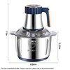 Electric Food chopper,18/10 Stainless Steel Food Processors,3 Liters Large Capacity