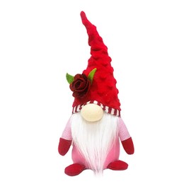 1PCS Valentines Day Gnome Plush Decorations Mr and Mrs Scandinavian for Valentine's Day Table Ornament B Easy Install