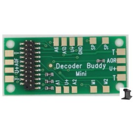NixTrainz ~ New Decoder Buddy Mini ~ 21 Pin Board ~ With 2.2K Resistors ~ NTZ8