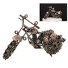 Motorcycle Toy Model Metallic Antique Texture Sturdy Smoothing Durable Metal