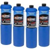 BLUEFIRE 2x Standard Propane Gas Fuel Cylinder / Canister,14 oz,