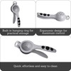 Imusa USA, Grey Lemon/Lime Squeezer, One Size, Silver (J100-00290)