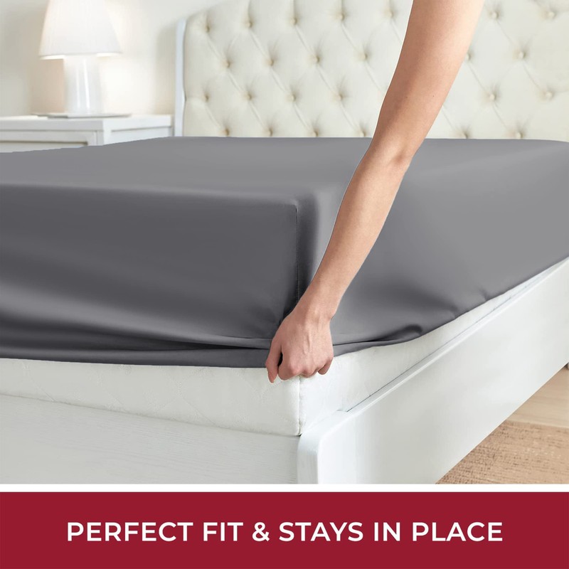 Moonlight Bedding Fitted Sheet 40 Cm Extra Deep Pocket Single