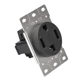 Strhowill NEMA 14-30R 30A 250V Dryer Outlet Replacement - UL Listed Heavy Duty 14-30R Receptacle for Residential & Commercial Use | (NEMA-14-30R-socket)