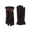 camel active Men's leather gloves, Asphalt, m