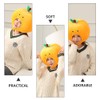 LUOZZY Orange Hat for Women Funny Fruit Cap Carnival Dress-up