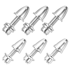 sourcing map Propeller Adapter RC Plane Airplane Spinners, 4/5mm Aperture and 6/8mm Output Axle Propeller Adapter Saver for Shaft Brushless Motor Speed Controllers, Pack of 6