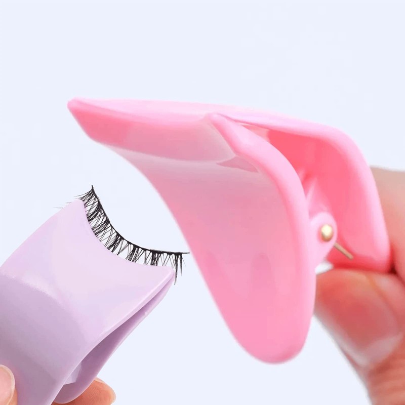 8Pcs Artificial Eyelash Auxiliary Clip, Lash Clip Applicator False Eyelashes