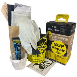 Phix Doctor’s SUP/Paddleboard Repair Kit is Safe on Delicate Styrofoam Cores and Cures in Just 2 Minutes in The Sun for a Permanent and Professional Repair! - 4 Fl oz (SUP Kit - 4.5 Fl oz)