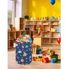 QUEENLALA Large Storage Basket,Laundry Hamper/Bathroom/Home Decor/Collapsible Round Storage Bin,Boys and