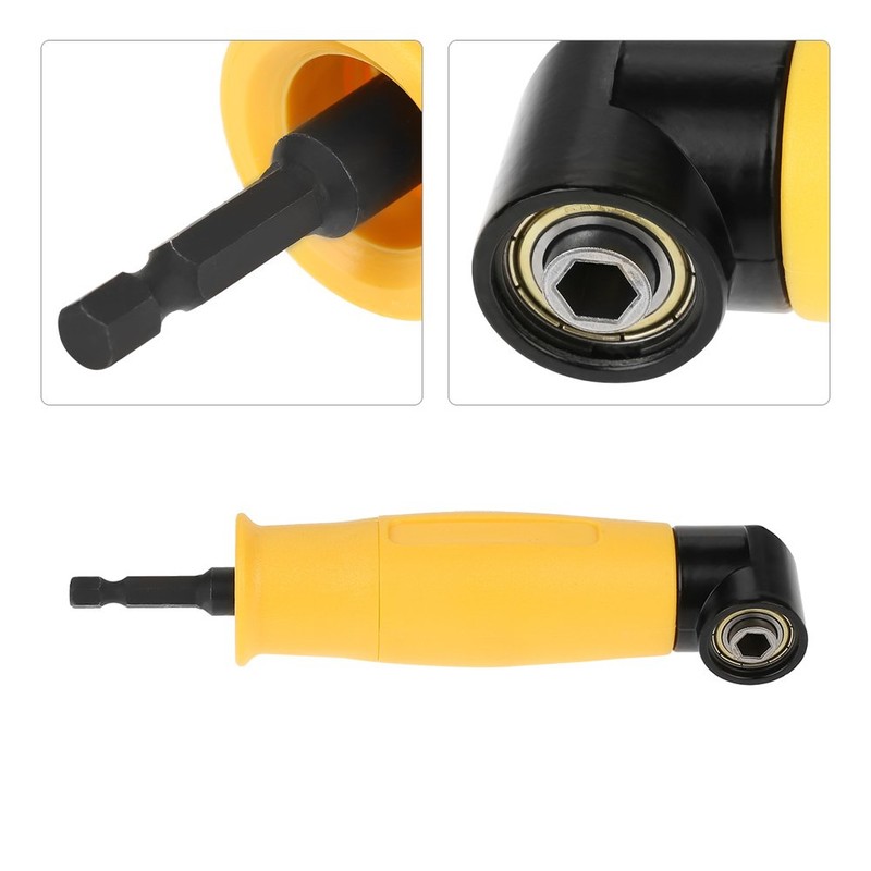 Drill Adapter 90° Angle Hex Shank Right Angle Driver Extension