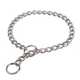 SGODA Chain Dog Training Choke Collar, 28 in, 4.0 mm