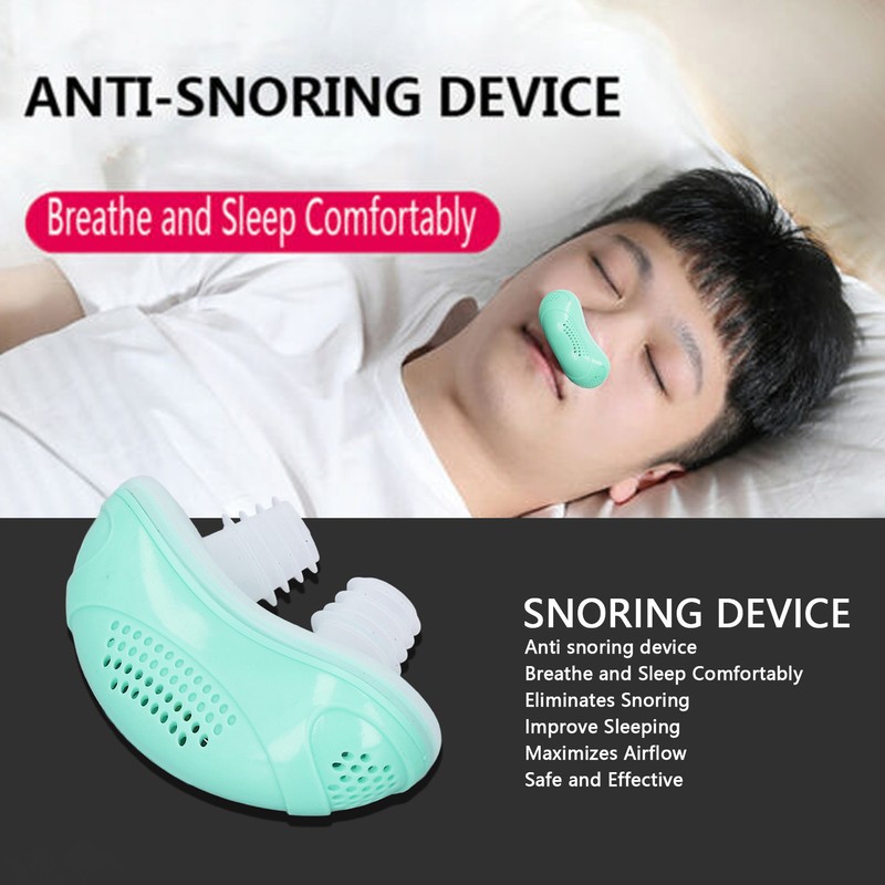 Electric Snoring Device Solution Home Travel Portable Ergonomic Men Women