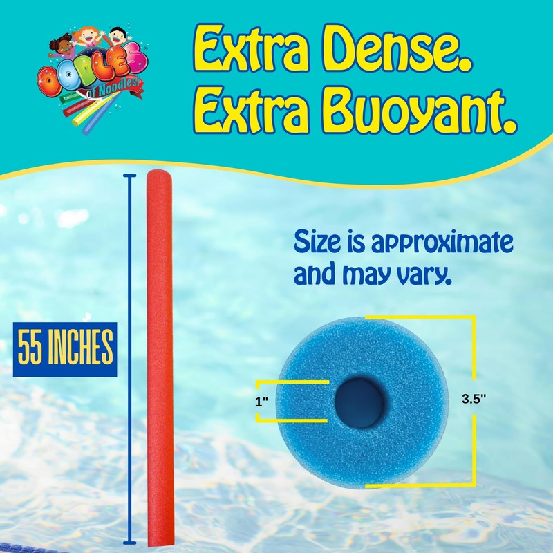 Oodles of Noodles Jumbo Pool Noodle - 55 Inch x
