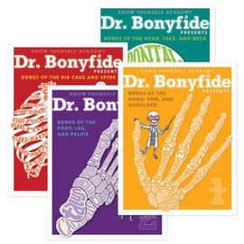 Know Yourself 4 Book Set: Dr. Bonyfide Presents 206 Bones of the Human Body