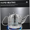 ABOOFAN 1pc Heat Resistant Stainless Steel Filter Teapot Practical Handheld
