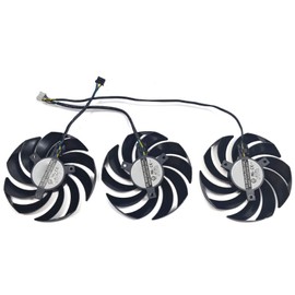 PLD09210B12HH RX 6800XT Gaming X Trio Fan for MSI RTX 3060 3060 Ti RTX 3070 3080 3090 Ti Gaming X Trio Graphics Card Cooling Fan PLD09210S12HH (Fan-A)