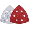 YoiYee 40 Grit Delta Sanding Sheet, Hook and Loop Triangle