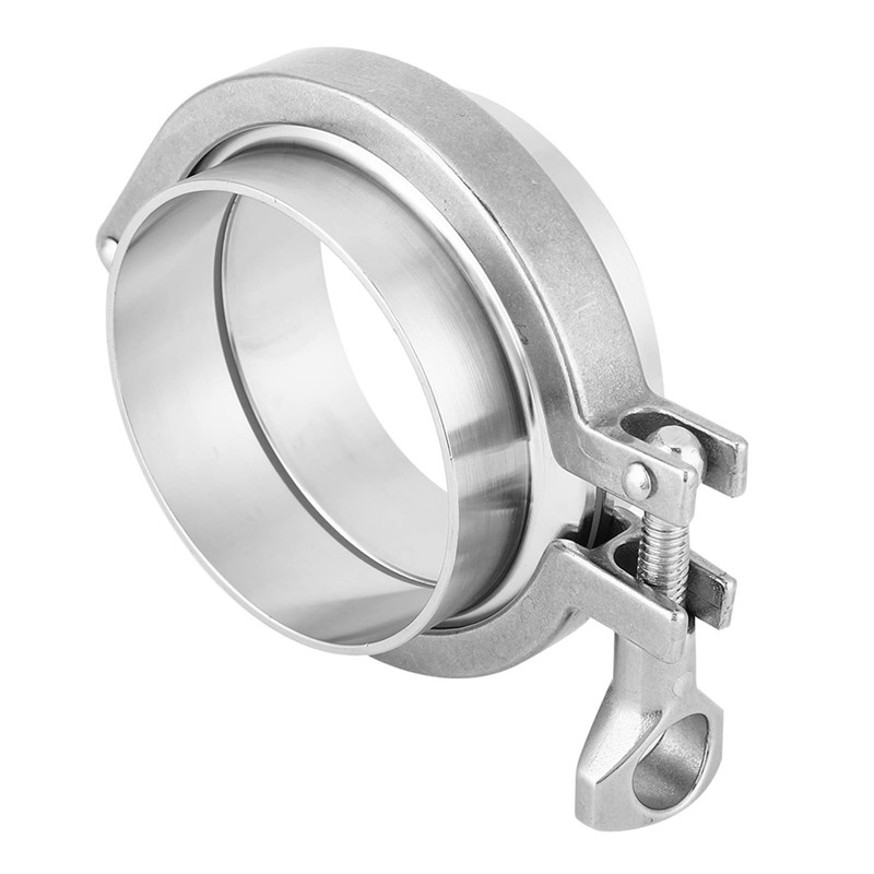 Yuecoom Stainless Steel Compression Fitting Set, Tri-Clamp, DIY Clamp, 3