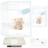 Wellode® Newborn Hospital Pouch Teddy Bear, lightblue, Teddy bear